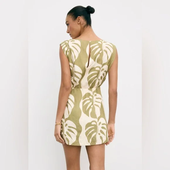 Mon Renn Midsummer Palm Mini Dress - Picture 3 of 11